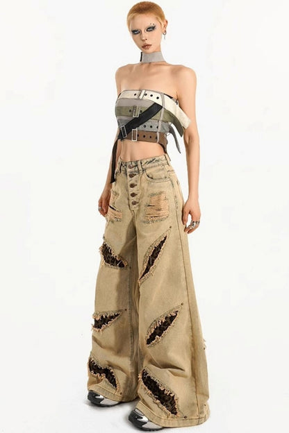 Cool Punk Bustier Top