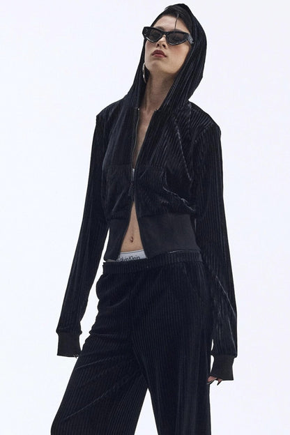 Winter Velour Hooded Top Set-Up