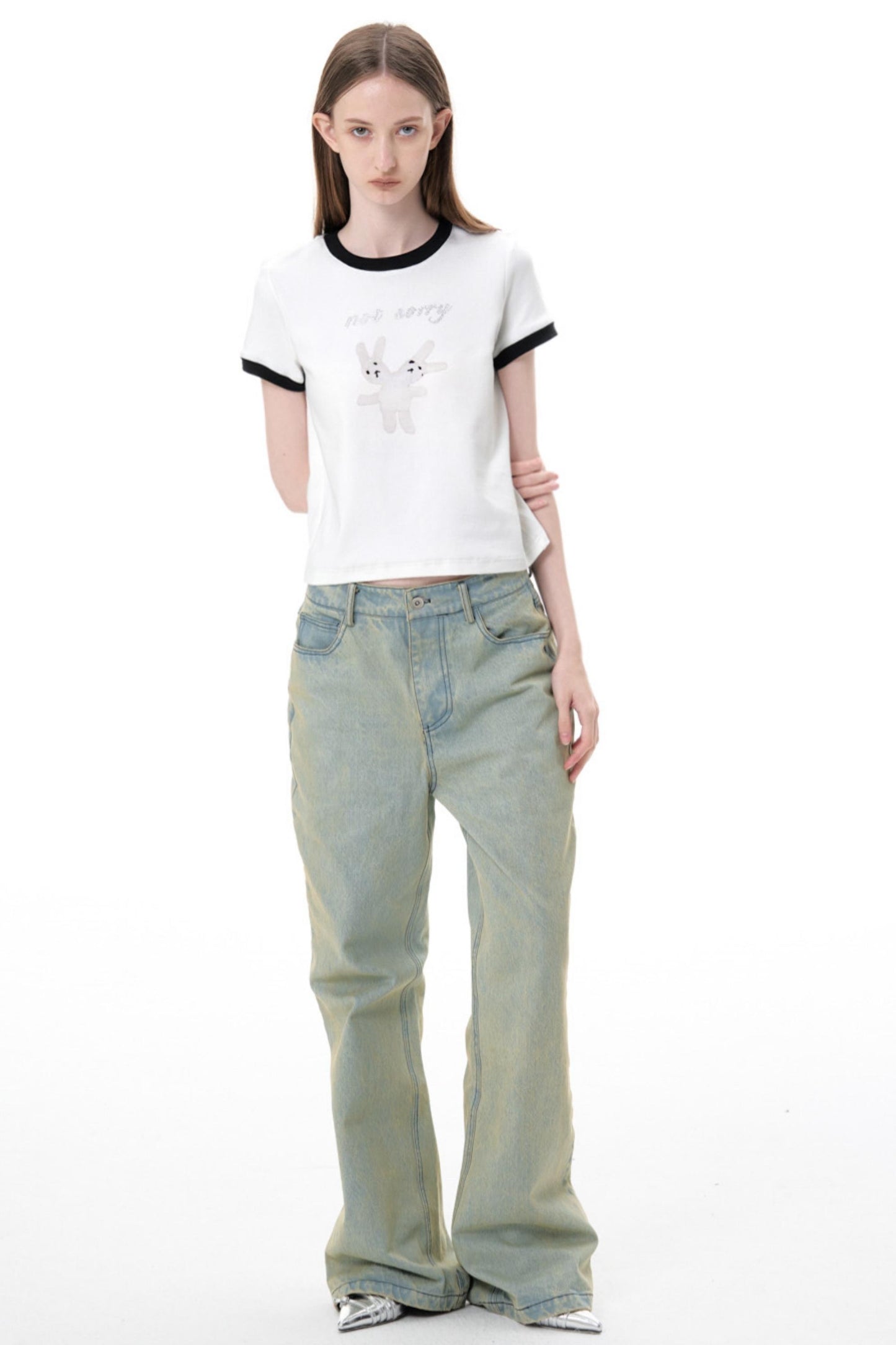 Bunny Rhinestone Tee