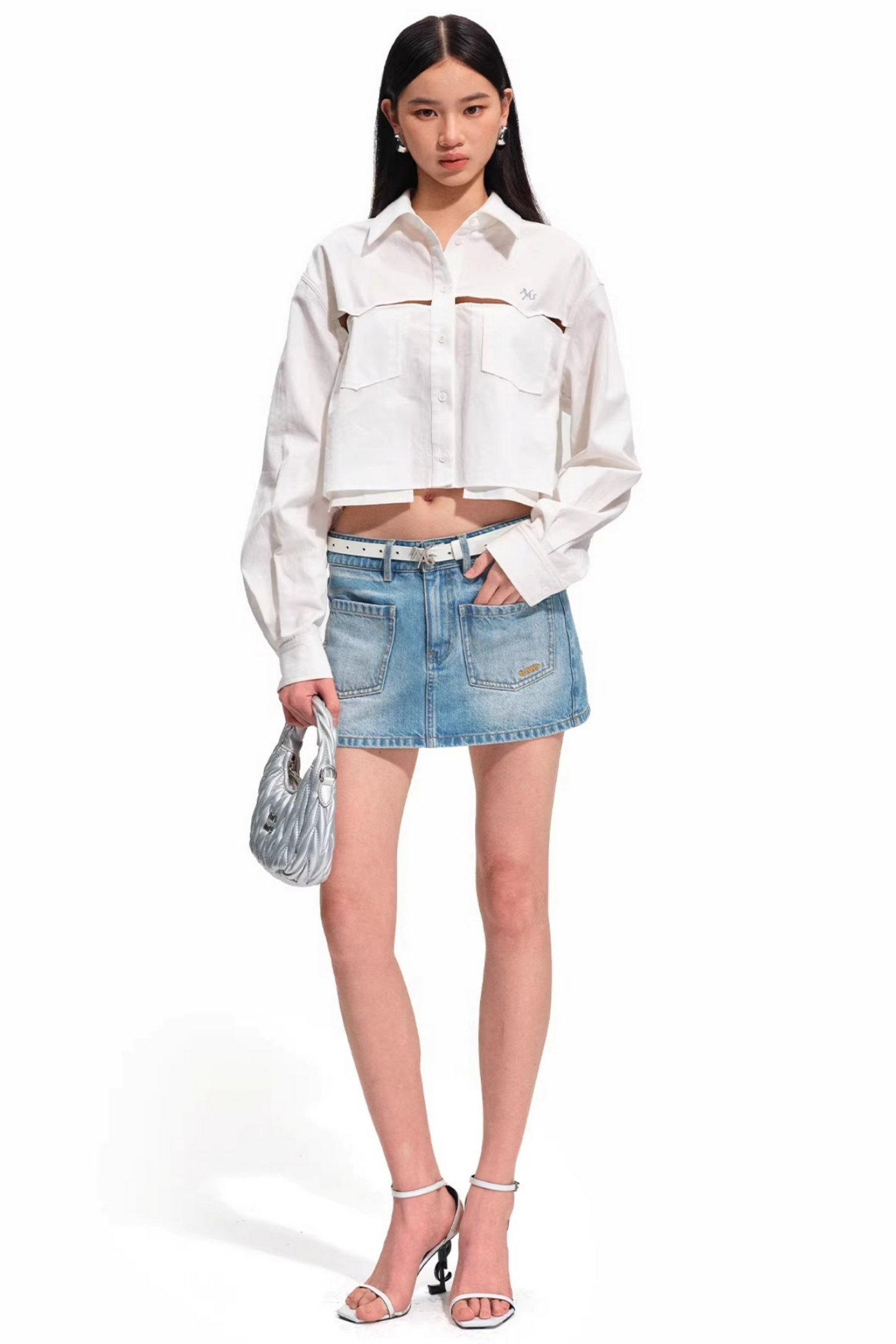 Tencel Cotton Patchwork Blouse
