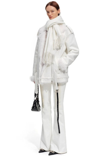 Classic Fringe Wool Shawl