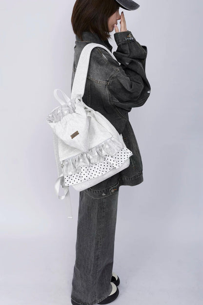 Wild Design Pleated Backpack