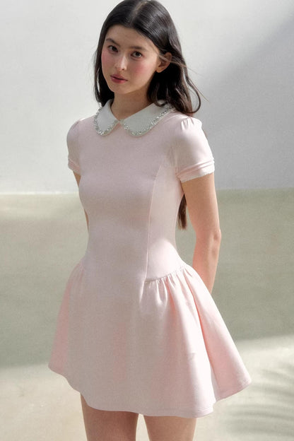 Retro-Strass-Prinzessinenkleid