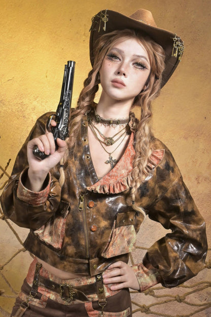 Steampunk Vintage Cowboy Hat