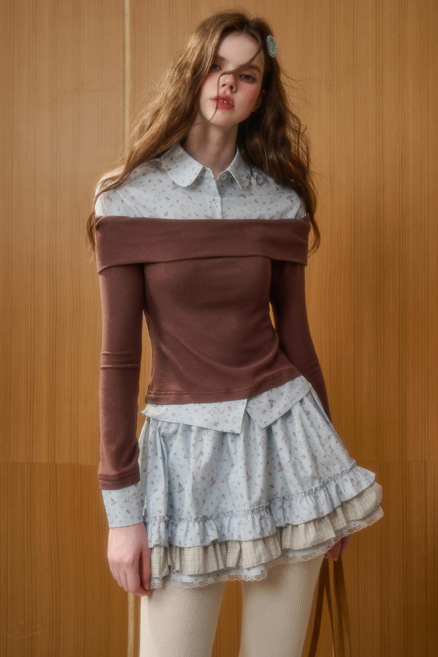 Tundra Lace Patchwork Top & Skirt Set-Up