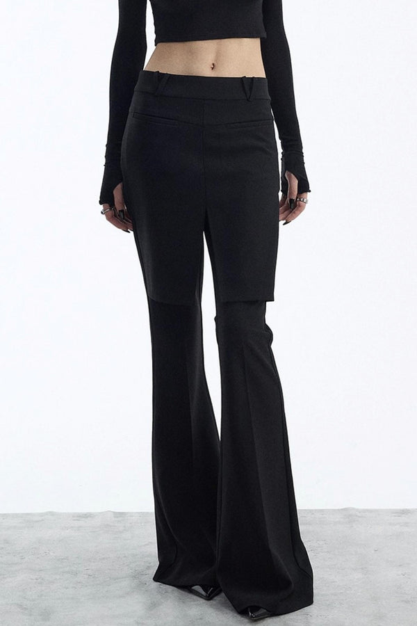 Winter Slim Black Trousers
