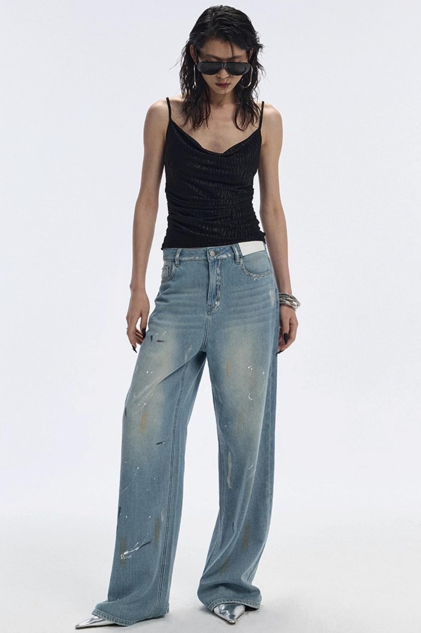 Summer Design Straight-Leg Pants