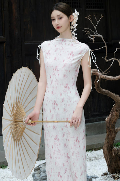 Vintage Plum Blossom Dress