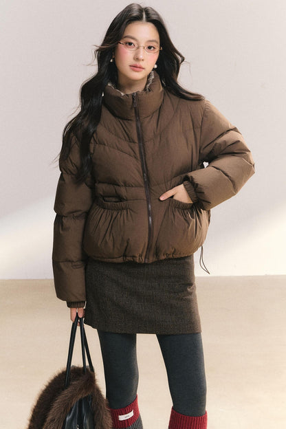 Plaid Frosting Cotton Jacket