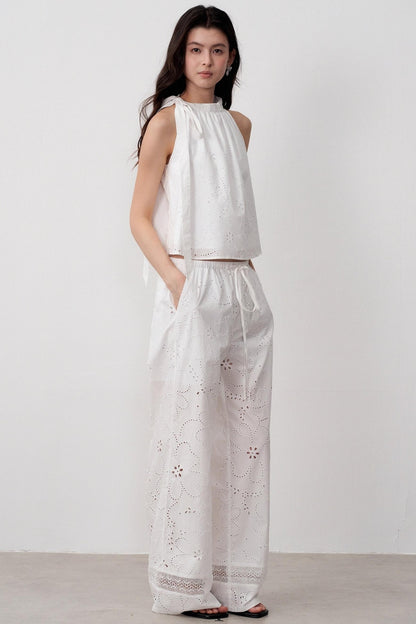 Resort Lace Straight Pants