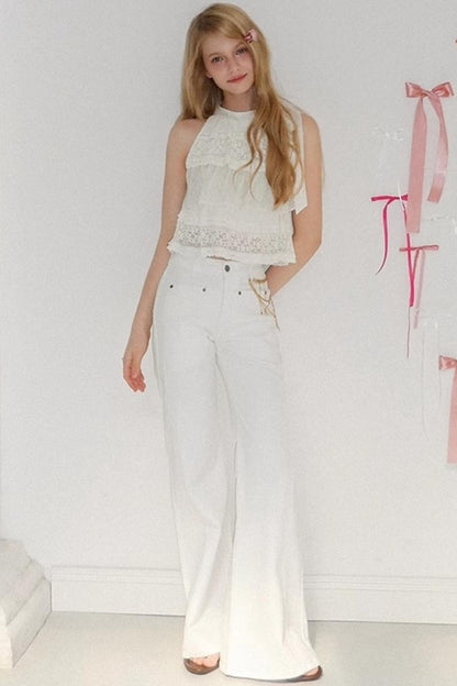 Vintage White Slim Jeans