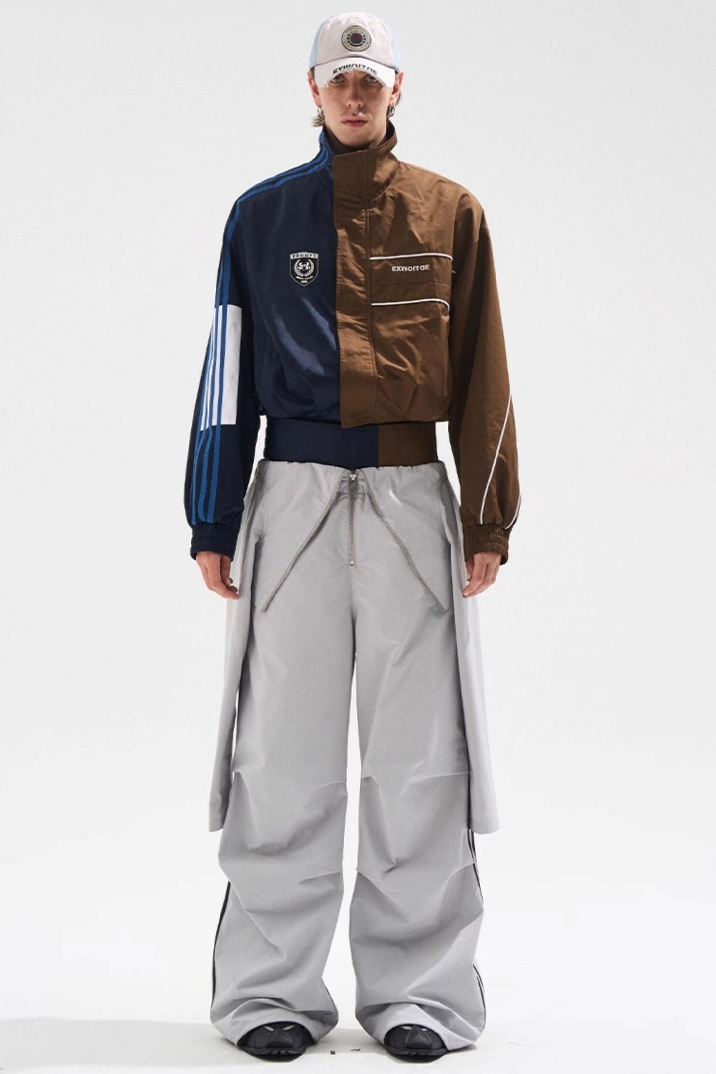 Pleated Cargo Pants