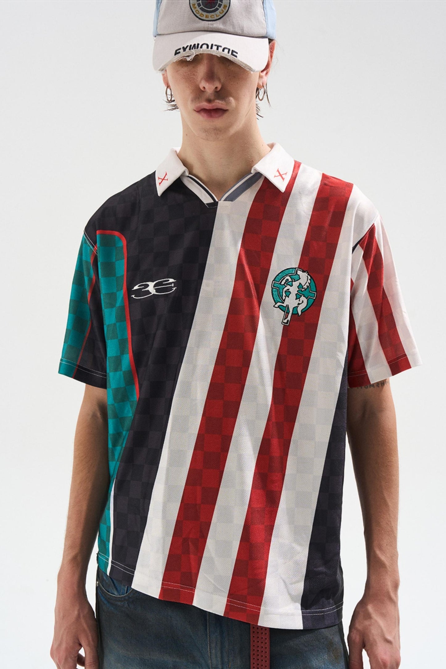 Digital Jersey Polo Top