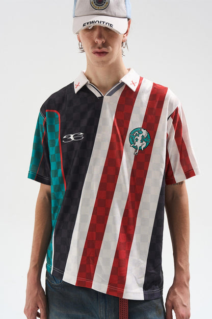 Digital Jersey Polo Top