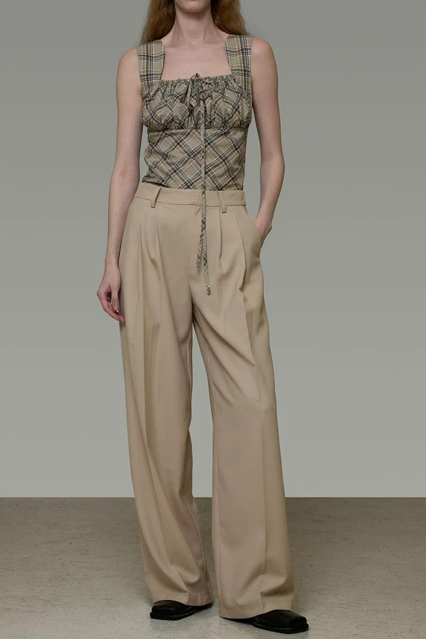 Elegant French Straight-Leg Pants