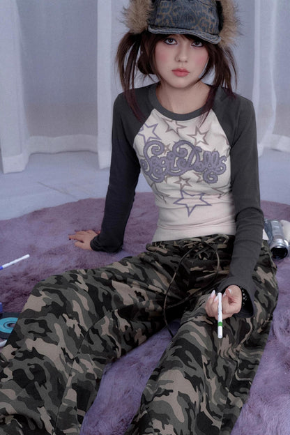 Crotch Covers Camouflage Jeans