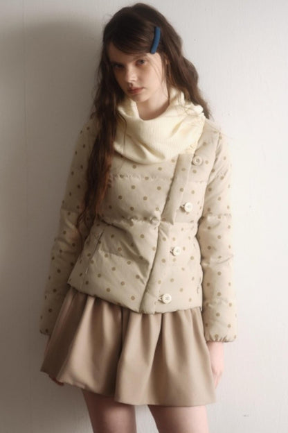 Artist-Created Retro Woolen Skirt