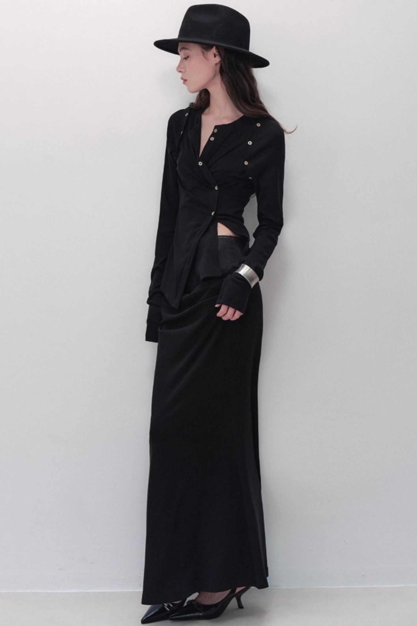 Detachable Round Neck Knitted Cardigan