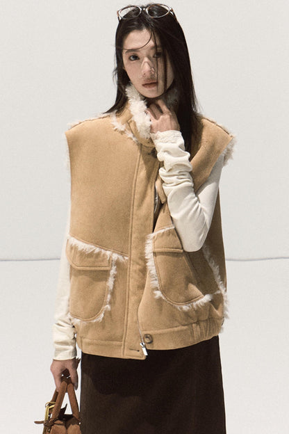 Wool Slim-Fit Lace Top