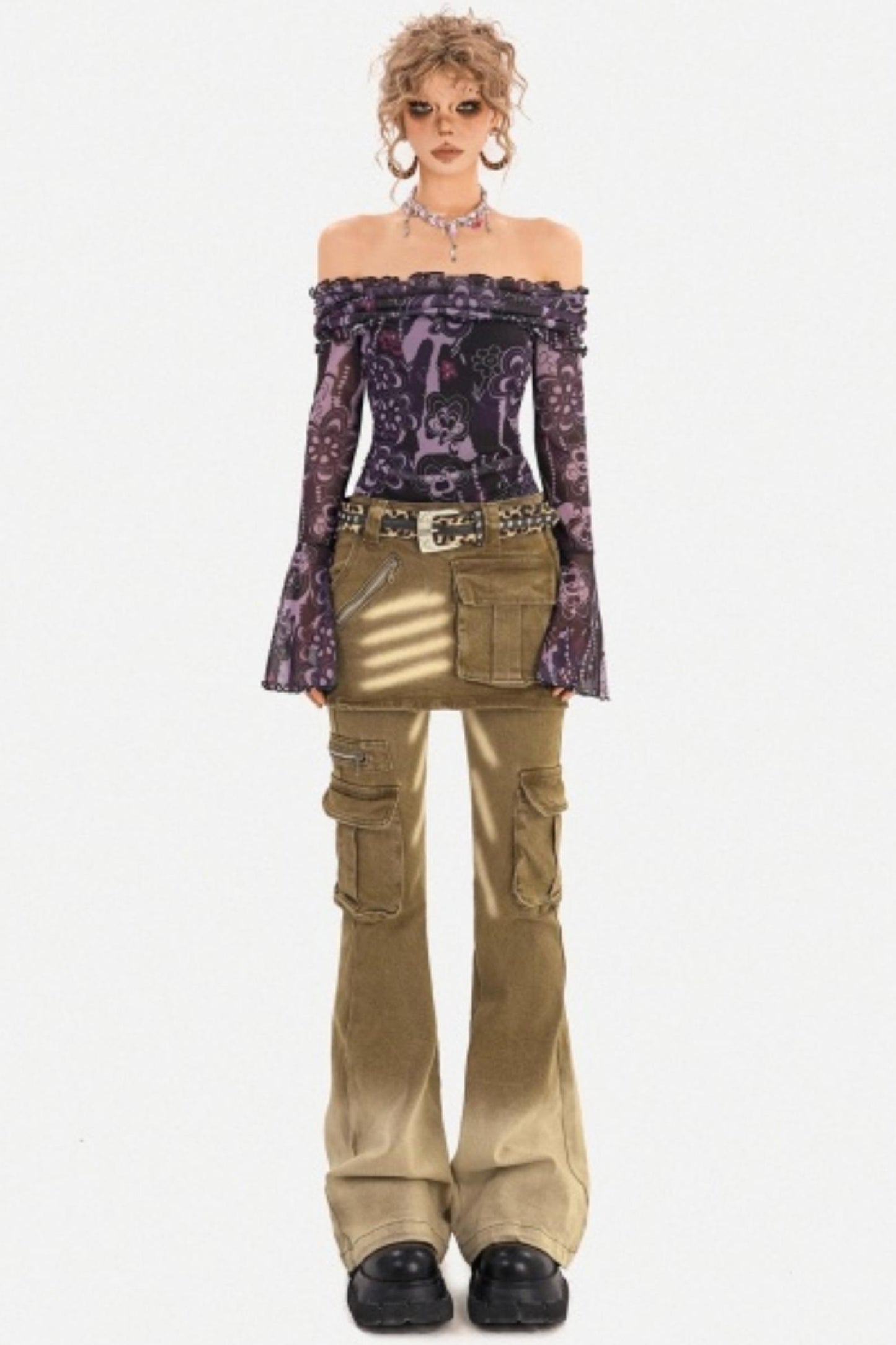 Hippie Retro Mesh Top