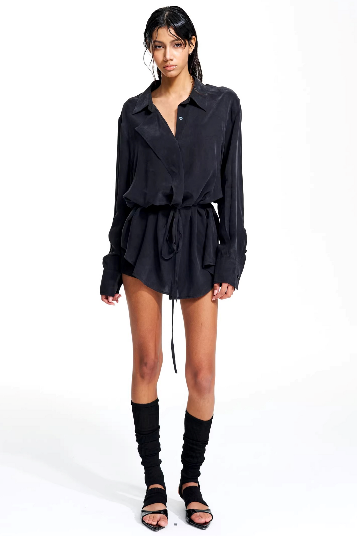 Heavy Sand-Washed Tencel Shirt