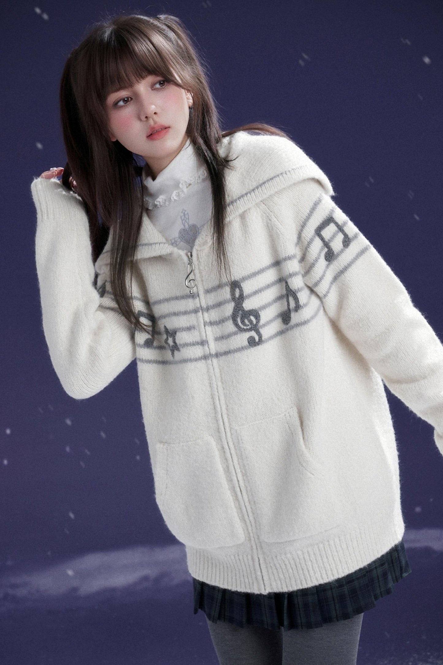 Versatile Dark Green Pleated Skirt