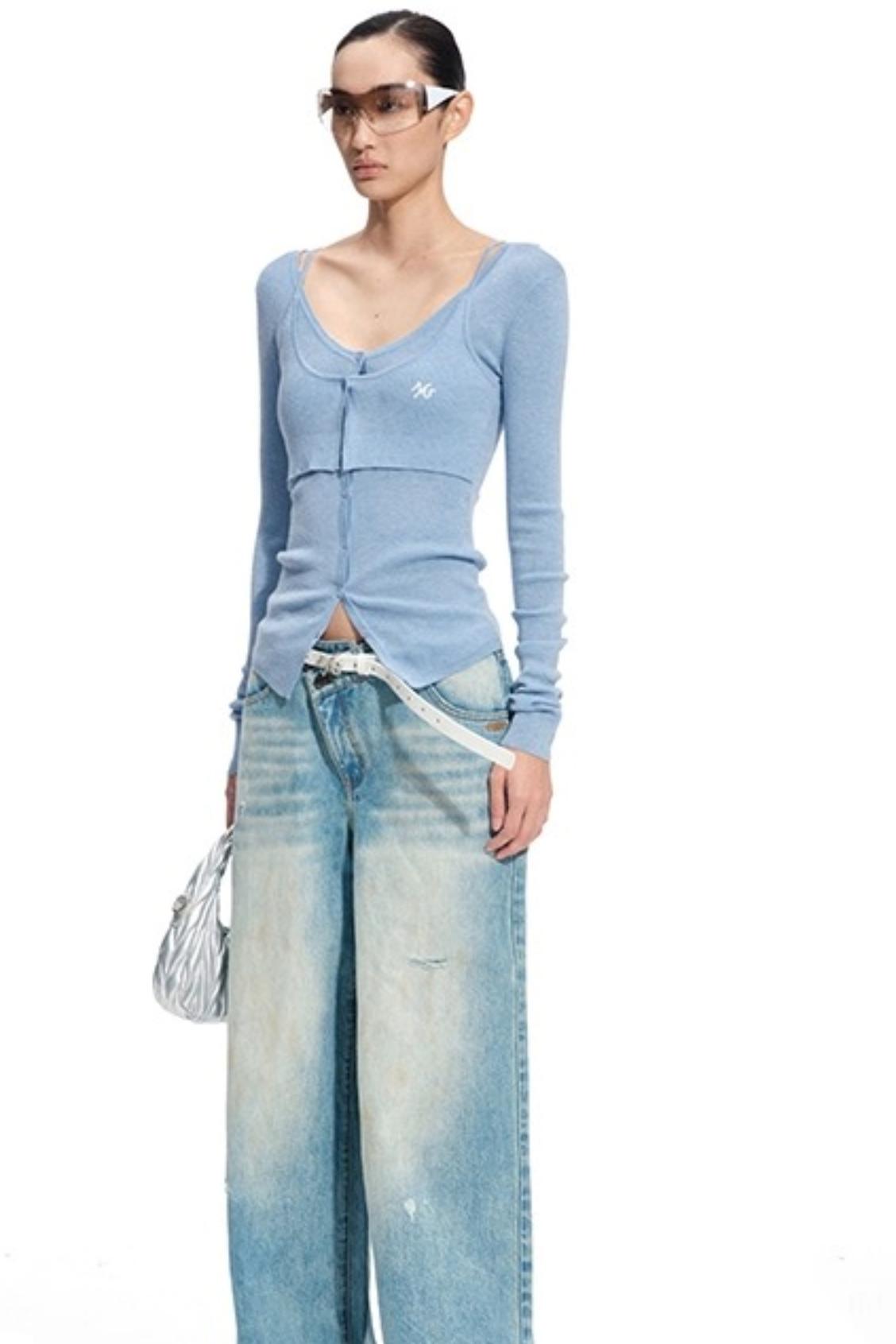 Bern Wool Blend Knit Cardigan