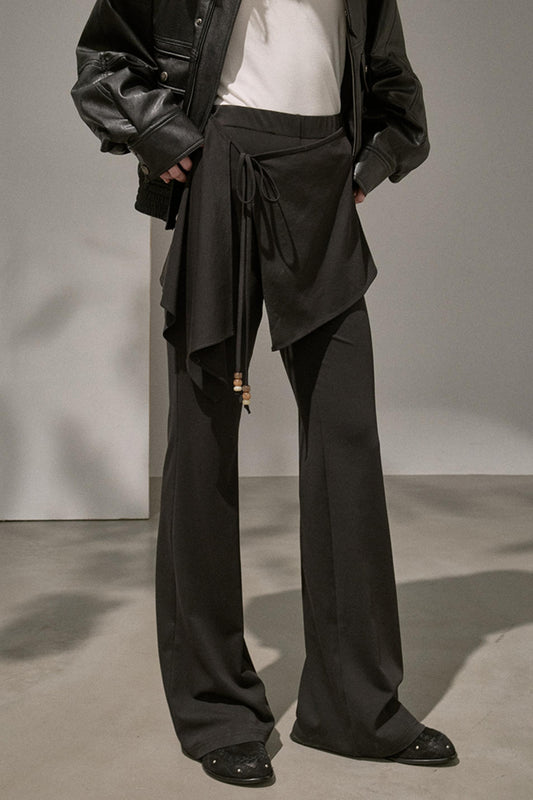 Flared Stitched Pants