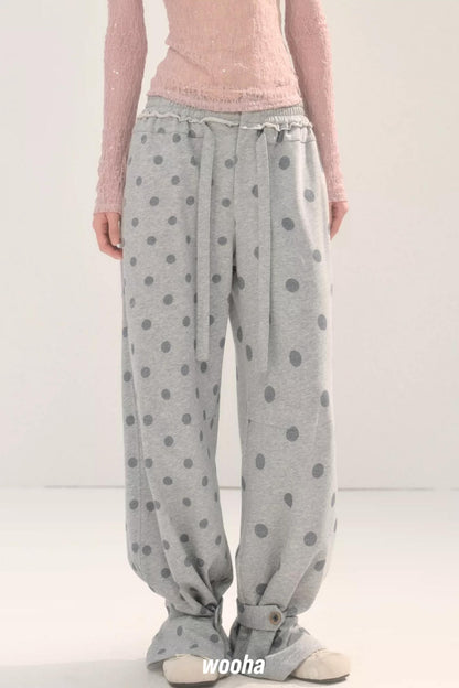Two-Way Polka Dot Pants