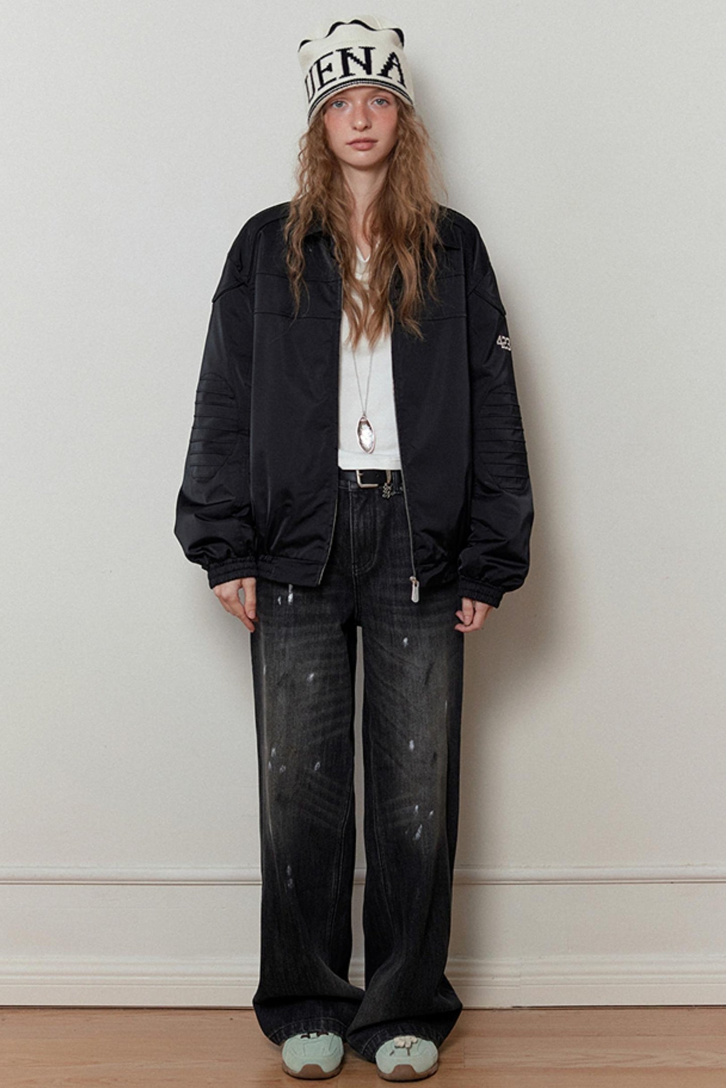 Uena Black Cotton Jacket