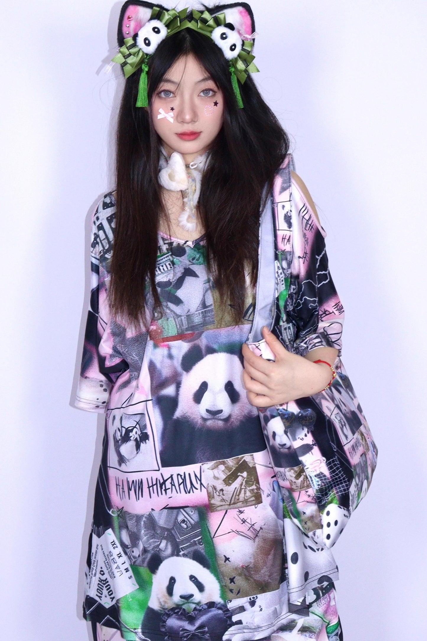 Panda Stitchwork T-Shirt