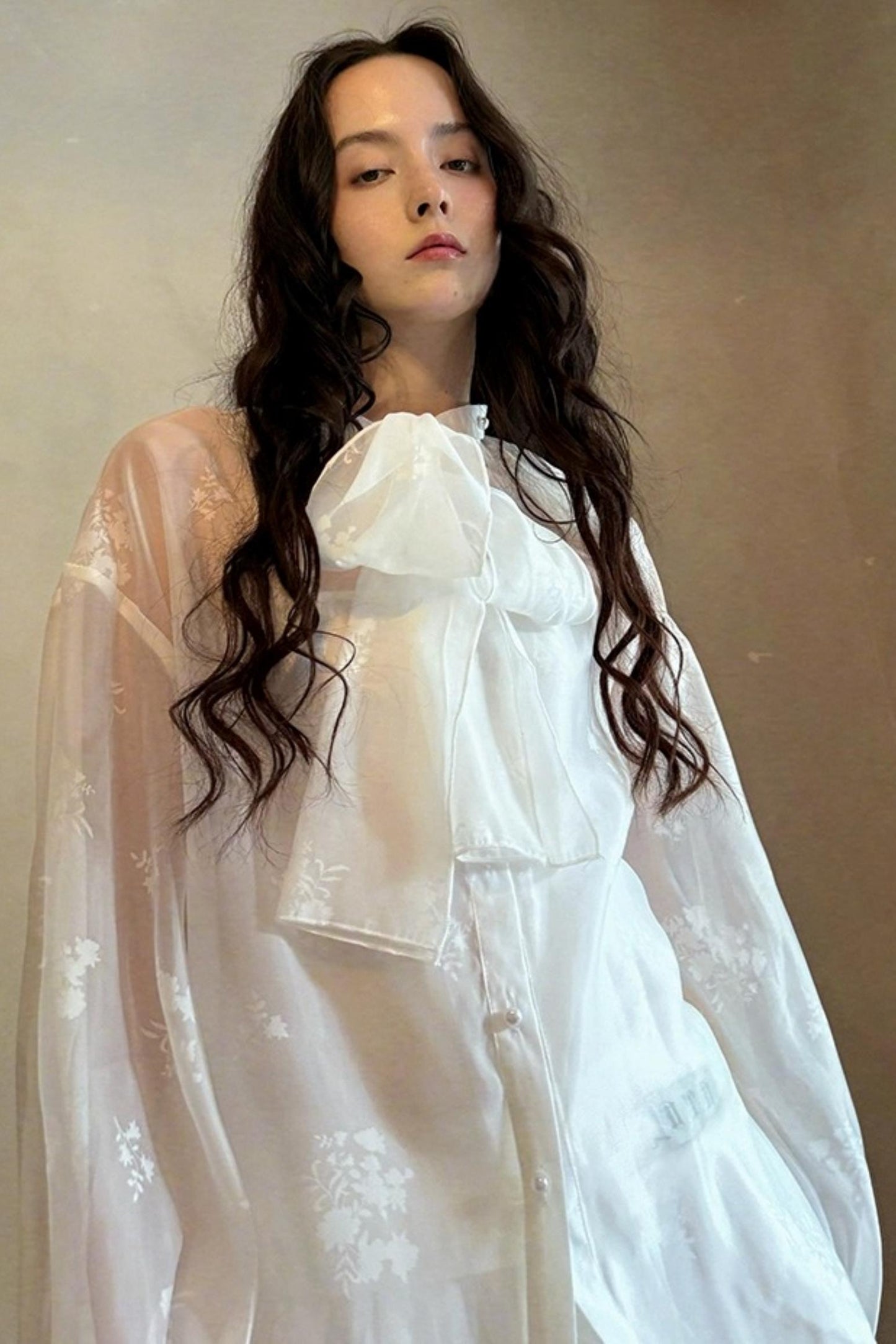 Fairy Tale Jacquard Puff Shirt