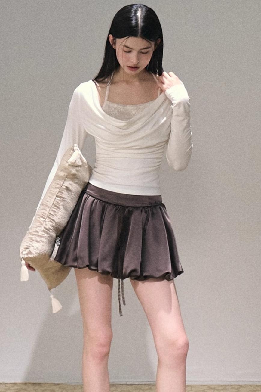 Swing Collar Knit Top