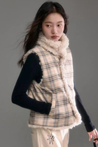 Teddy Curly Fur Vest Jacket