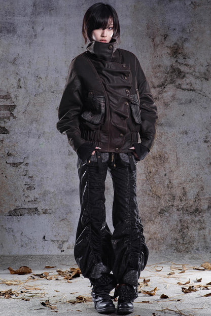 Original Retro Heavy Buckle Flight Jacket