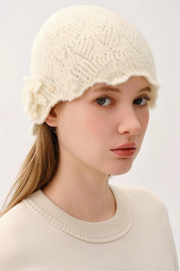 Romantic Snowflake Wool Hat