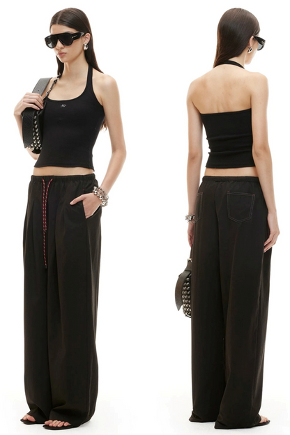 Equestrian Asymmetrical Leather Vest