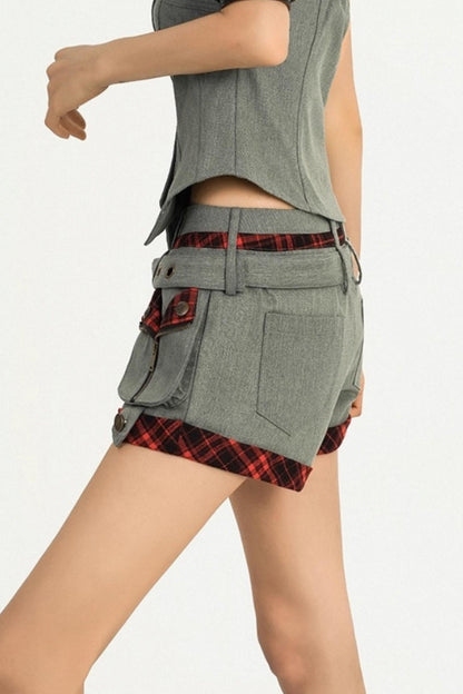 Original V-Neck Suit Shorts