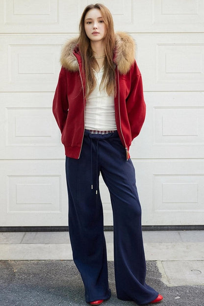 Embroidered Waist Pants