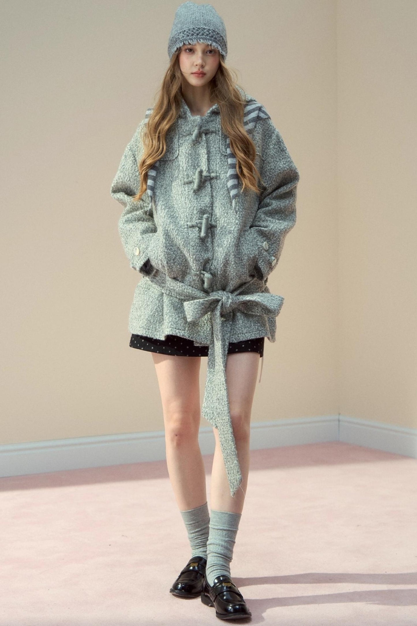 Collegiate Style Sheep Wool Jacket