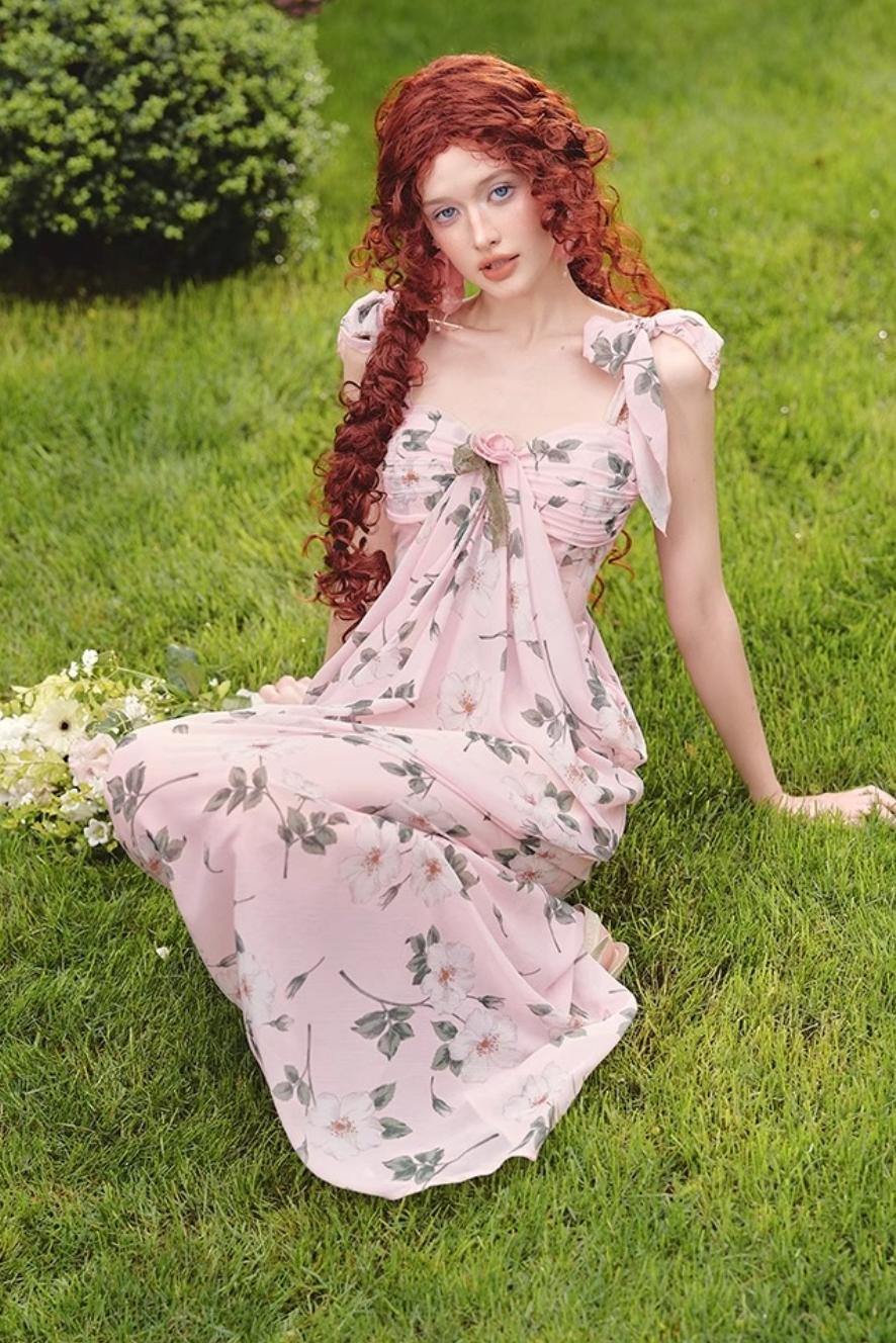 Gardenia Tea Floral Dress