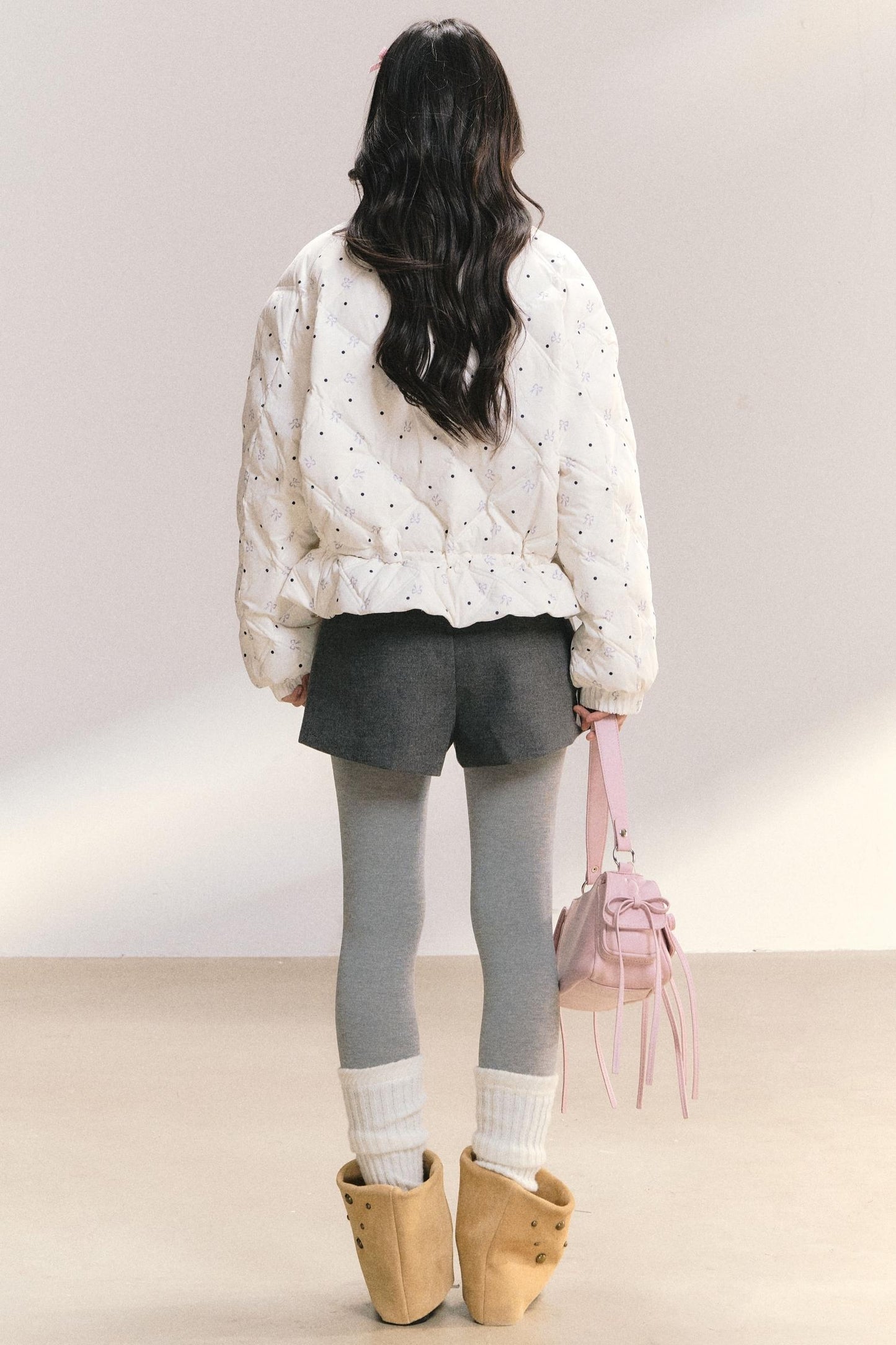 Lace Collar Down Jacket