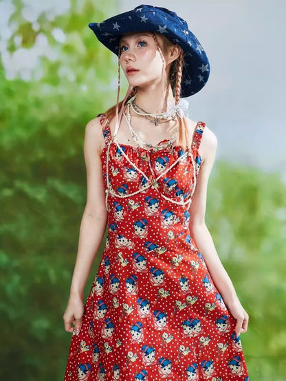 Red Halter Dress