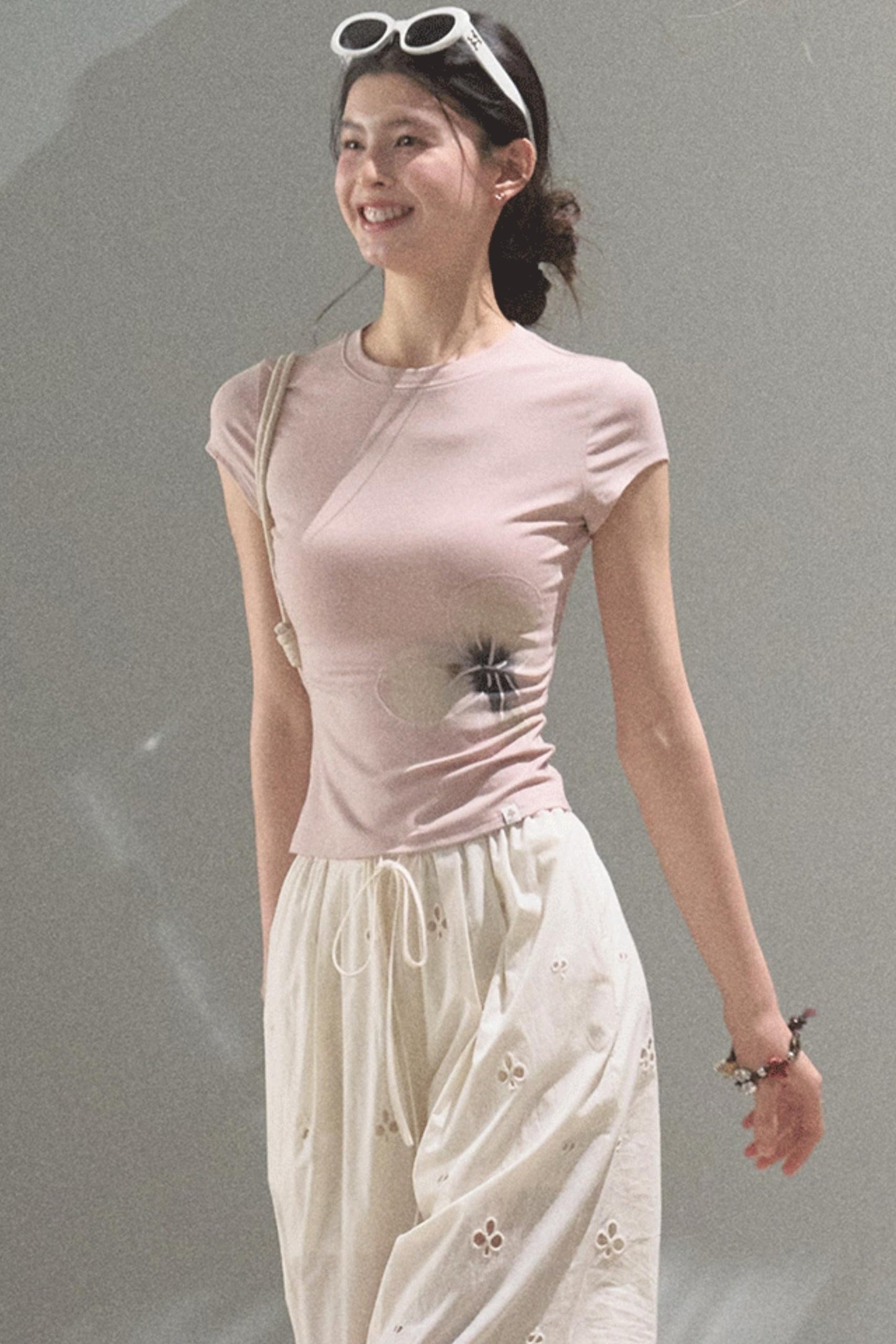 Begonia Bloom Slim Fit T-Shirt