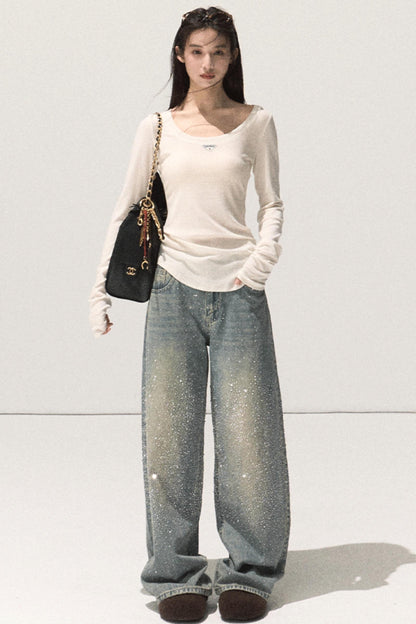 Skin Emotion Long-Sleeved Knitted Sweater