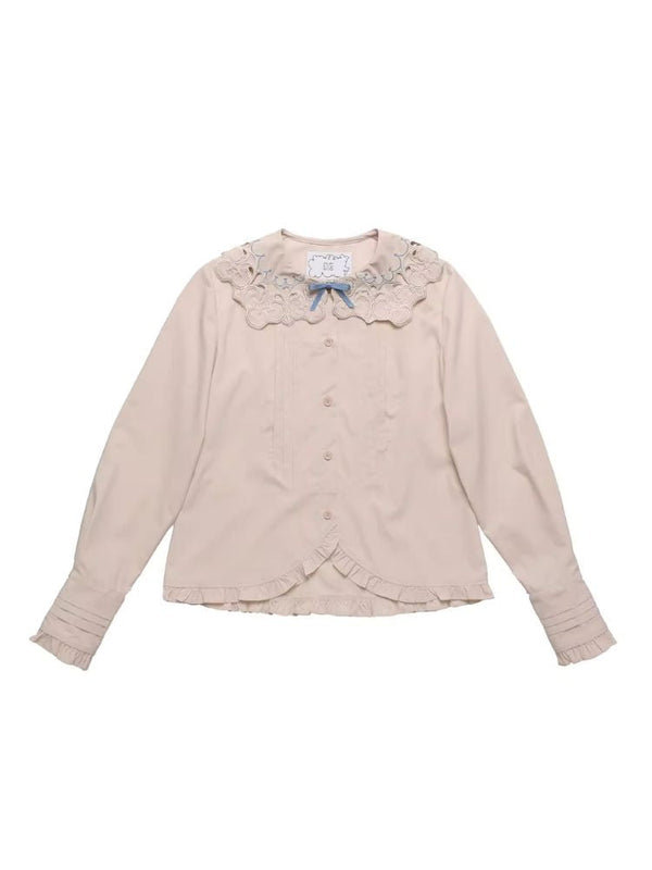 Bow Round Hem Blouse