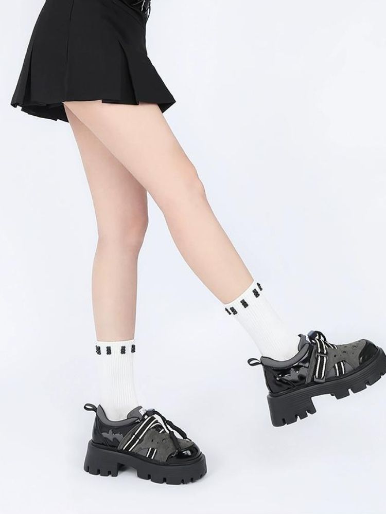 Border Band Sporty Casual Platform Shoes