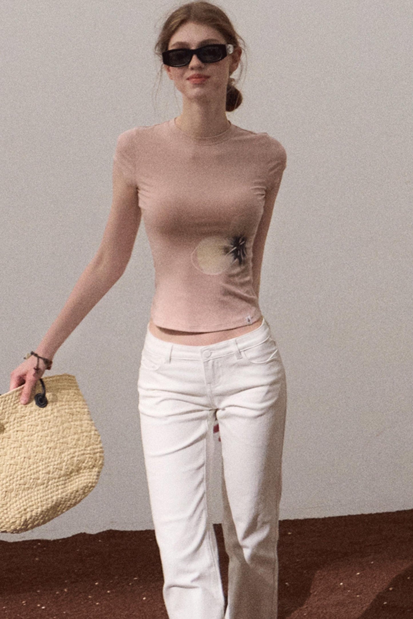 Begonia Bloom Slim Fit T-Shirt