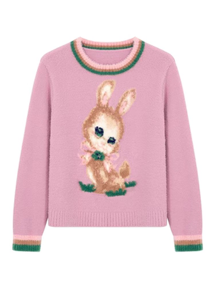 Retro bunny sweater