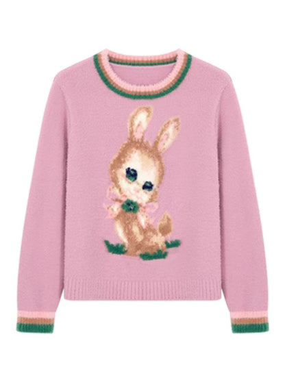 Retro bunny sweater